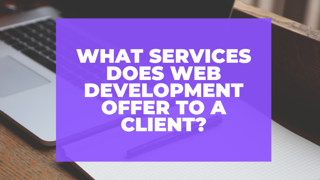 What Services Does Web Development Offer To a Client?